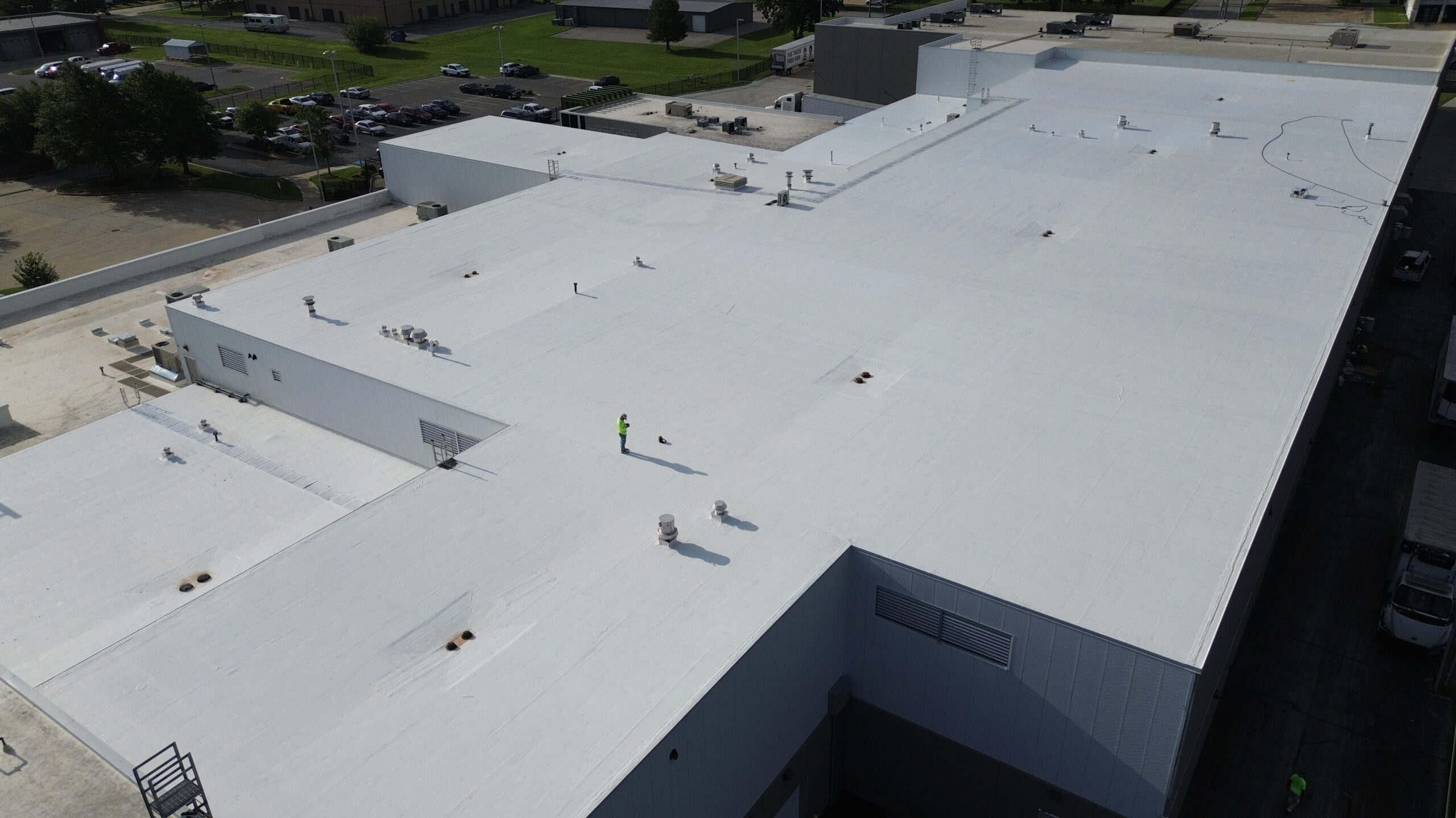 Large Commercial Roof Coating Project